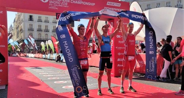 Pablo Dapena, subcampeón de Europa de Triatlón de Larga Distancia en Madrid