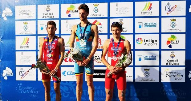 Camilo Puertas, subcampeón de Europa de Duatlón Cros en Ibiza