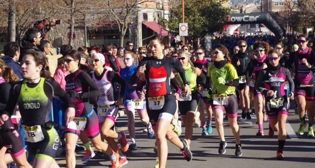 Lizer Lorente y Vanesa Guzmán inauguran el palmarés del Duatlón Ciudad de Utebo en Aragón