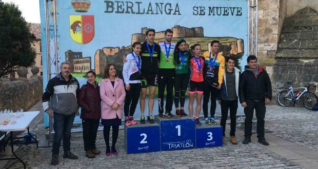 Mediero y Latestere ganan en Berlanga de Duero el primer clasificatorio para el nacional de Duatlón