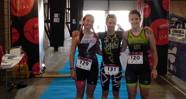Victorias de José Diaz y Eva Ledesma en el VII Duatlón Ciudad de Fraga en Aragón