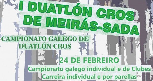 El domingo 24 de febrero se celebrará en Sada el Campeonato gallego de Duatlón Cros con 130 inscritos