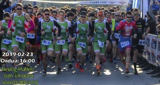 El 23 de febrero, Duatlón en Munguia, segunda prueba del circuito vasco distancia sprint