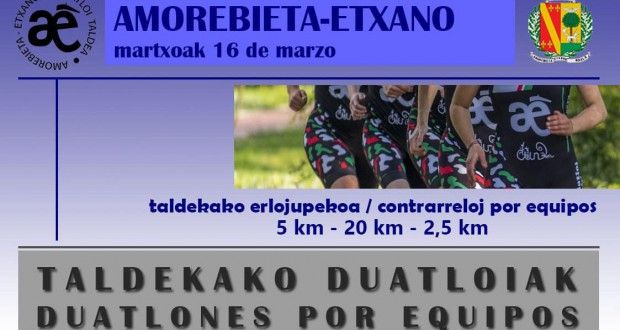 Duatlón contrarreloj en el País Vasco el 16 y 17 de marzo