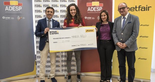 María Rico, becada por el programa Betfairxeldeporte