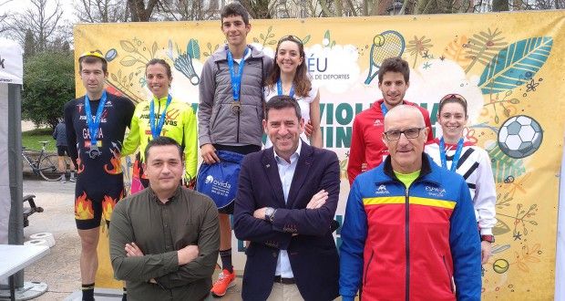 Yéssica Pérez y Xavier Tijero ganan en el Duatlón de Oviedo, penúltimo clasificatorio para el nacional de Soria