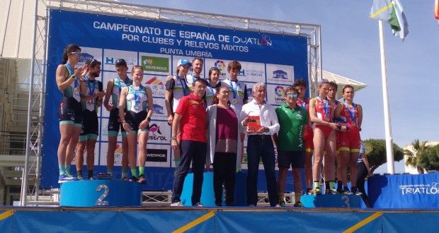Marlins Triatlón Madrid, campeón de España de Duatlón Relevos Mixtos en Punta Umbría
