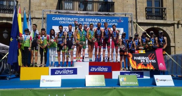 Tri-Penta Terras de Lugo y Cidade de Lugo Fluvial, campeones de España de Duatlón por Relevos en Avilés
