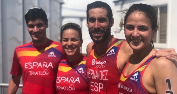España logra su mejor resultado finalizando 8ª en el Relevo Mixto de Abu Dhabi