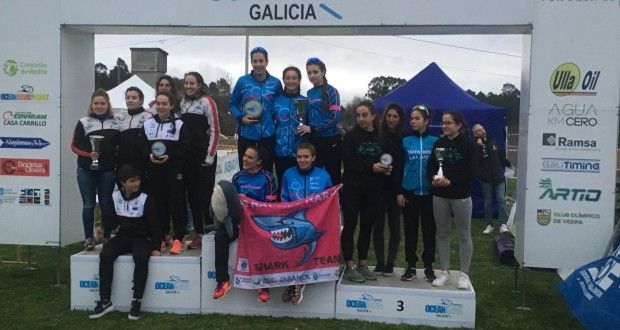 Náutico de Narón y Triatlón Boiro se proclamaron en Vedra campeones de Galicia de Duatlón CRE