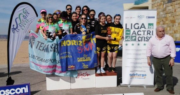 Horizonte Gijón femenino y ACTRI CNSO masculino ganan el Duatlón CRE Gijón