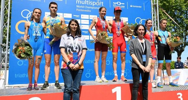 Oro para Sergio Baxter y bronce para Laura Durán en el Mundial Junior de Duatlón