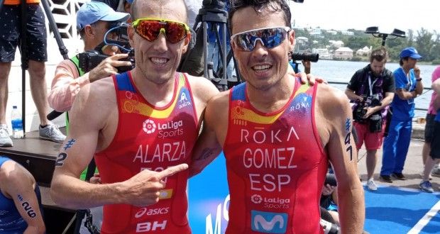 Regreso a lo grande Javier Gómez Noya a las Series Mundiales consiguiendo la medalla de plata en Bermudas