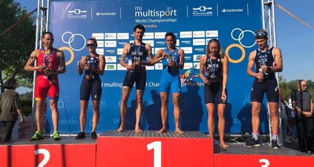 Rubén Ruzafa consigue la plata en el Mundial de Triatlón Cros en Pontevedra