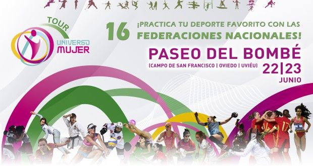 La FETRI y otras 15 Federaciones deportivas participarán en el Tour Universo Mujer de Oviedo