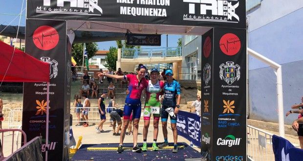 Usoa Ostolaza y Jordi Montraveta ganan el III Half Triatlón de Mequinenza, penúltima prueba de la Copa de España MD y LD