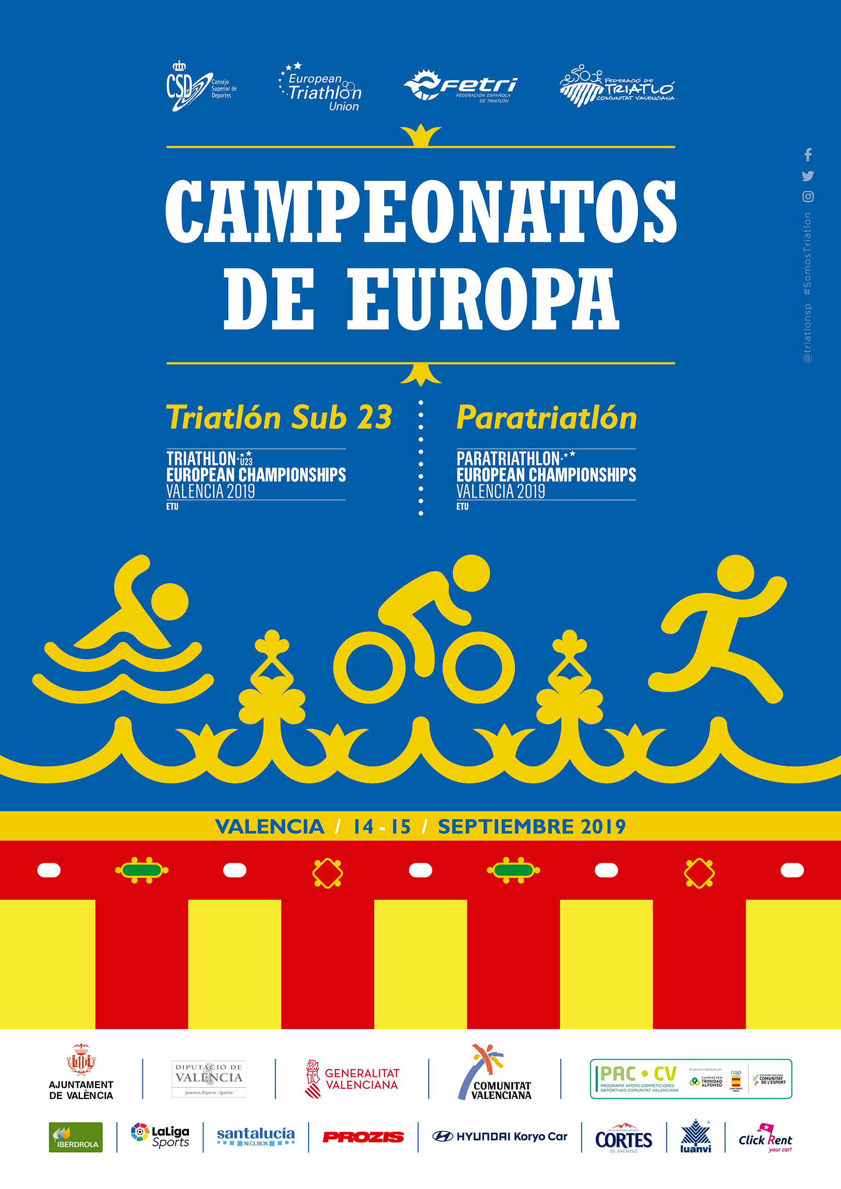 Promo // Mediterránea Triatlón Valencia – Campeonato Europa Sub23 y Paratriatlón