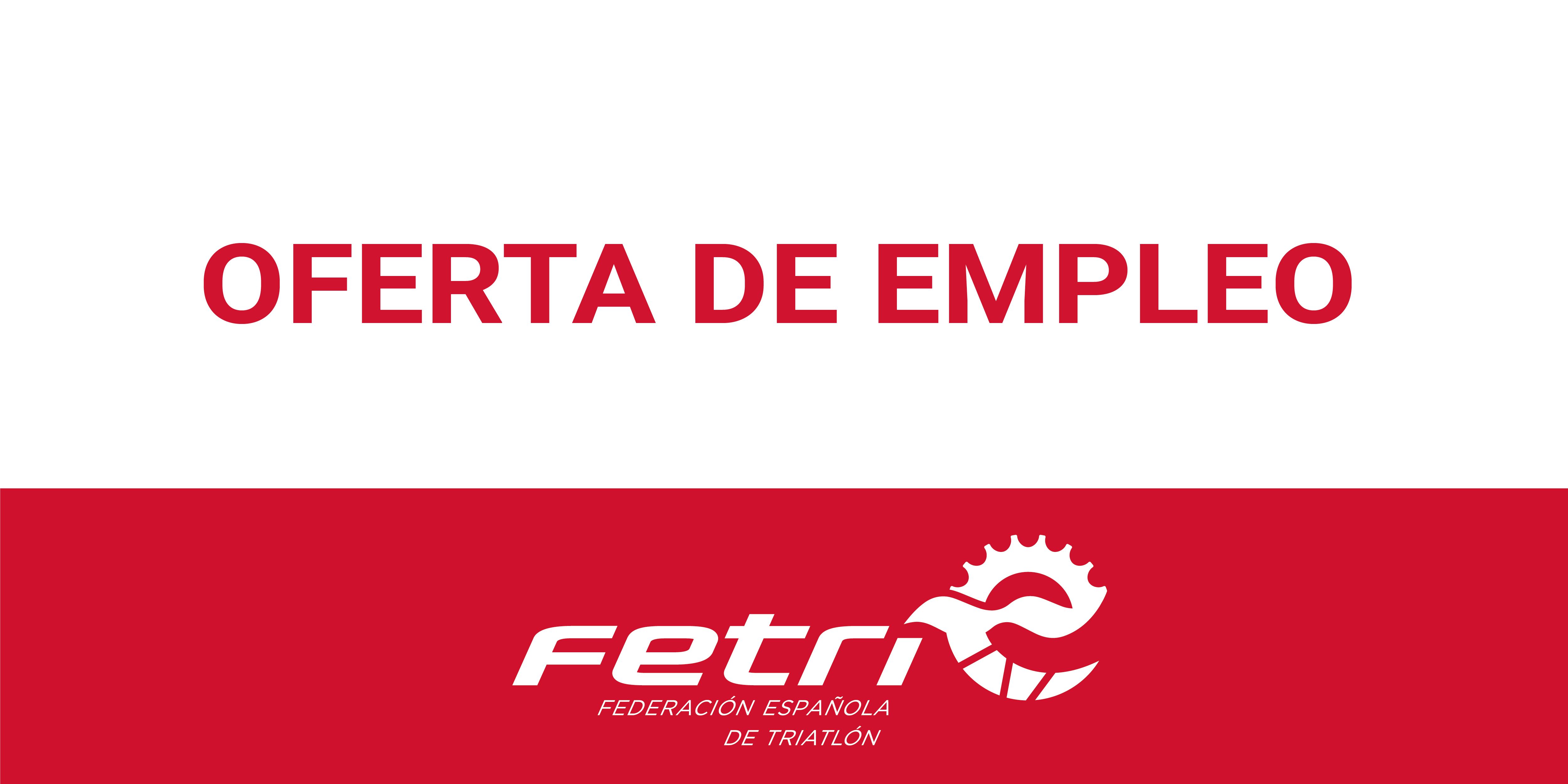 Convocatoria de oferta de Empleo en el departamento de Alta Competición de la FETRI