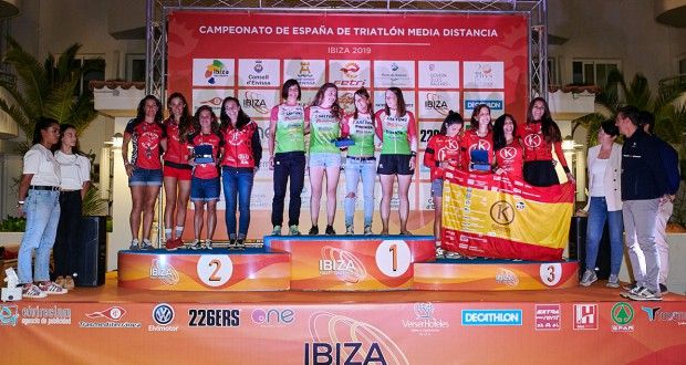 Saltoki Diquesí Trikideak femenino y ANB Triathlon Team Portugaletekoa masculino ganan la Copa de España MD y LD por Clubes