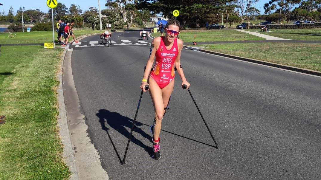Bronce para Rakel Mateo en la WTS de Paratriatlón de Davenport