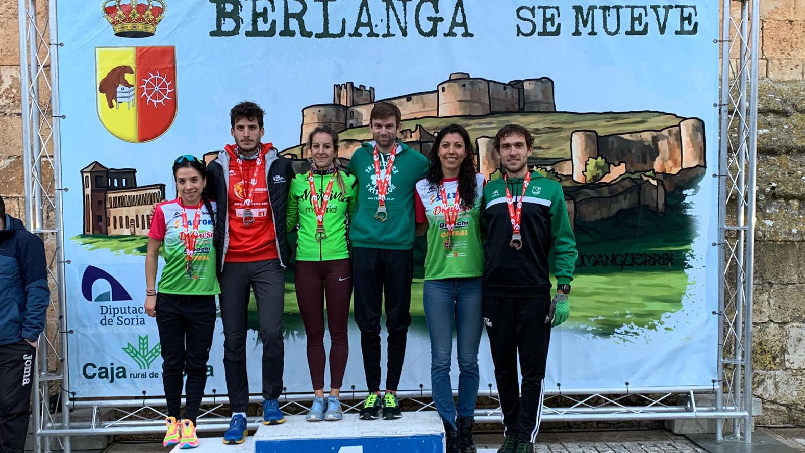 Marta Cabello y Adrien Latestere gana el Duatlón de Berlanga de Duero, clasificatorio para el Campeonato de España en Soria