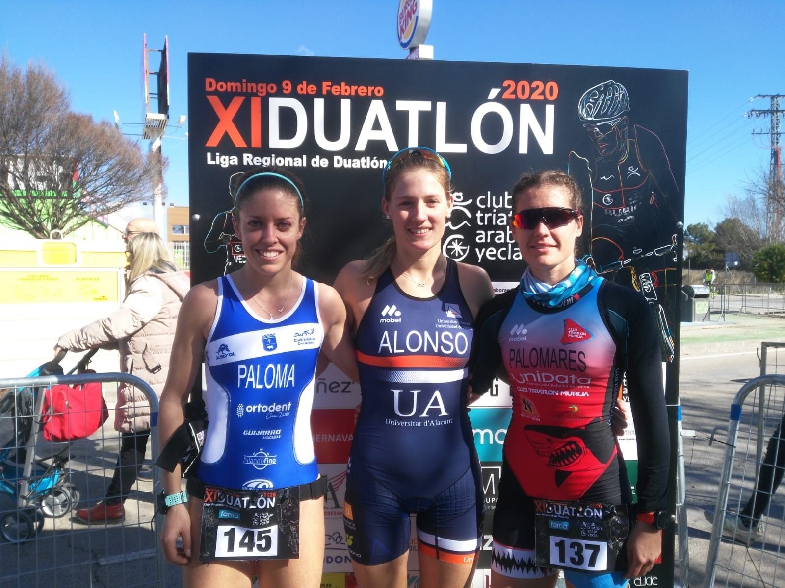 Fernando Alarza y Camila Alonso ganan en el Duatlón Ciudad de Yecla en Murcia