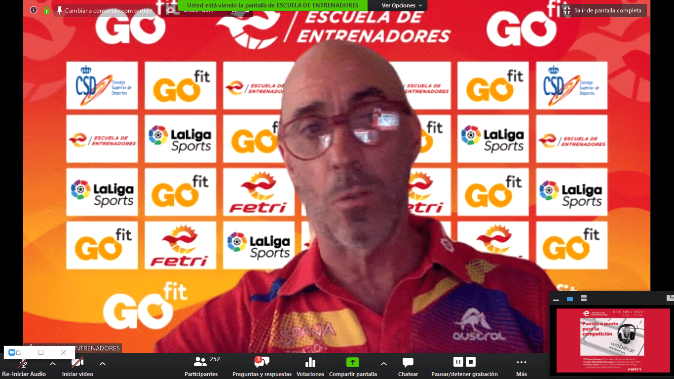 El segundo webinar «Puesta a punto para la competición» congregó a casi 300 asistentes