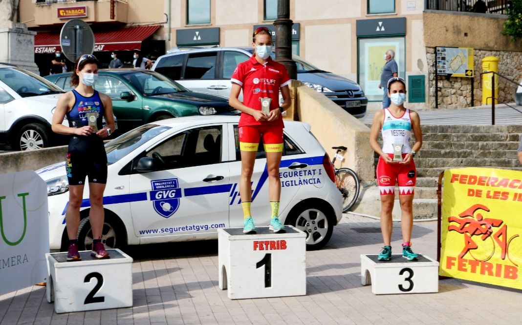 Xisca Tous y Carlos Oliver campeones de Duatlón 2020 en Baleares