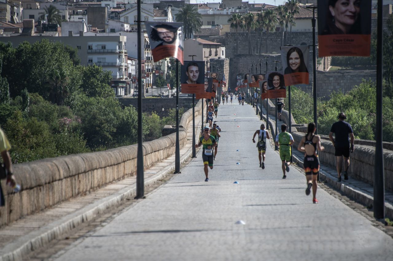 El XI Triatlón Mérida Ciudad Patrimonio, clasificatorio nacional, pondrá en valor los monumentos de la ciudad