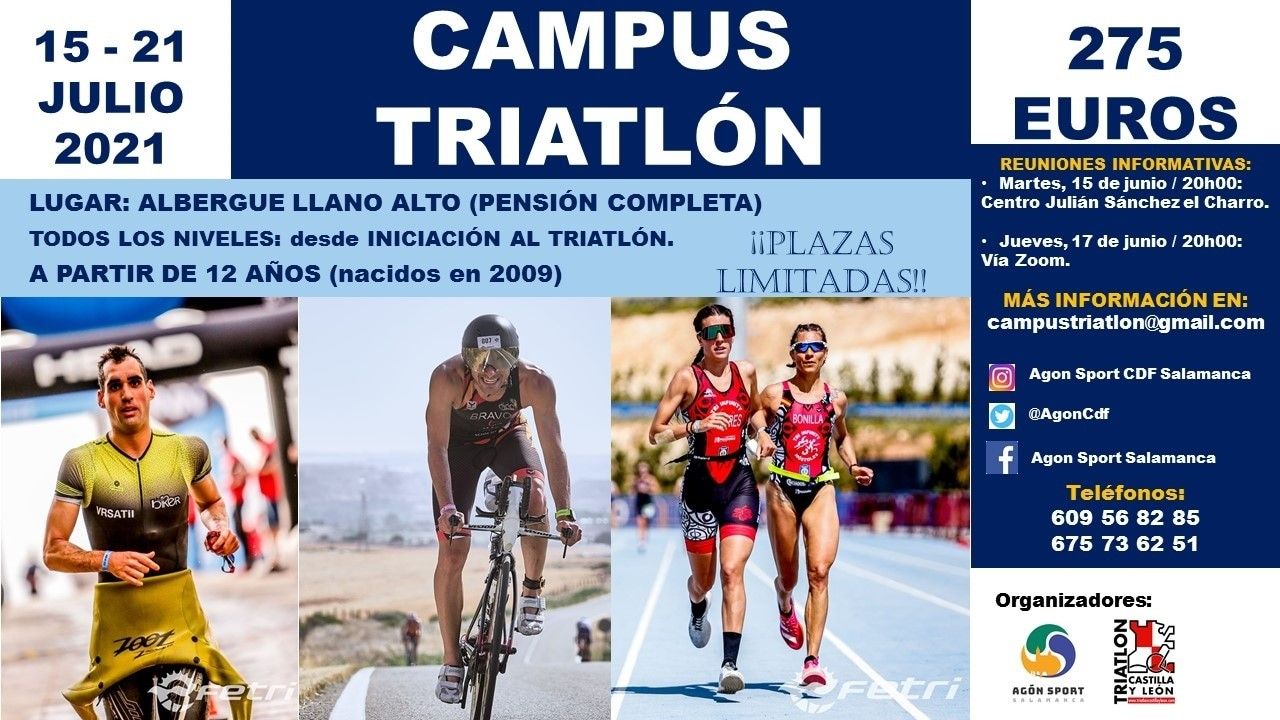 Nuevo campus de triatlón en Béjar, Castilla y León