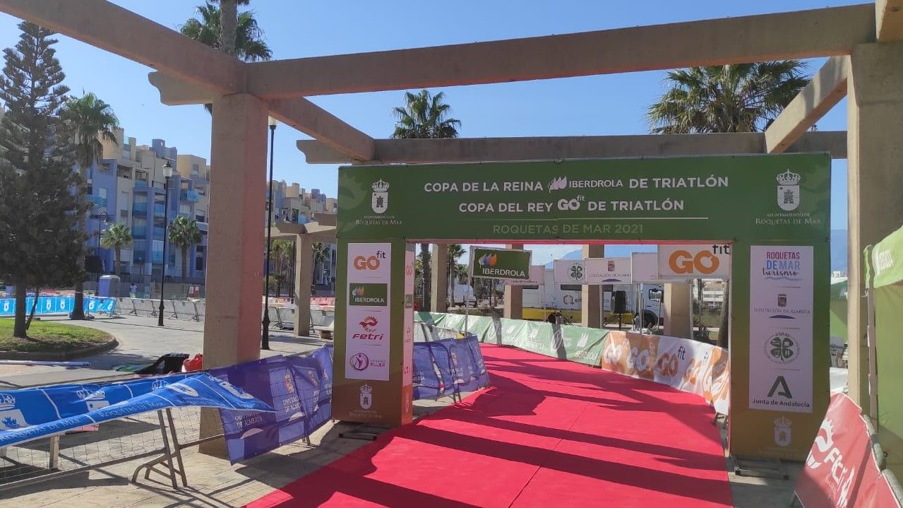 Todo preparado en Roquetas de Mar para las Copas del Rey GOfit y la Reina Iberdrola de Triatlón