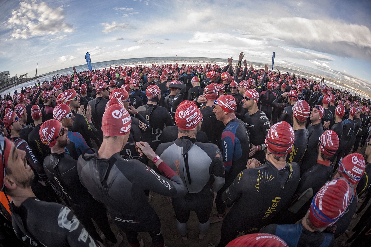Constelación de estrellas en la lista de salida de OTSO Challenge Salou el próximo 3 de abril