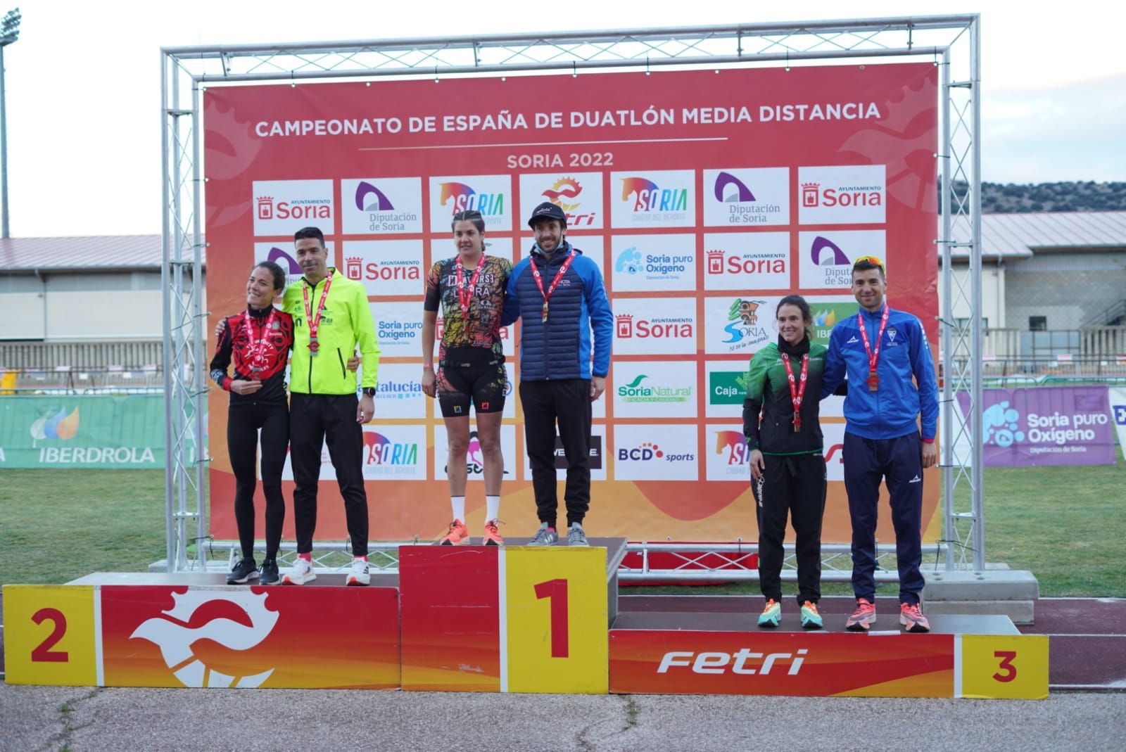 Laura Gómez y Gonzalo Fuentes se imponen en el Campeonato de España de Duatlón MD Soria 2022