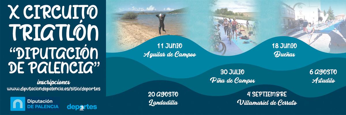 Comienza el X Circuito de Triatlón “Diputación de Palencia”