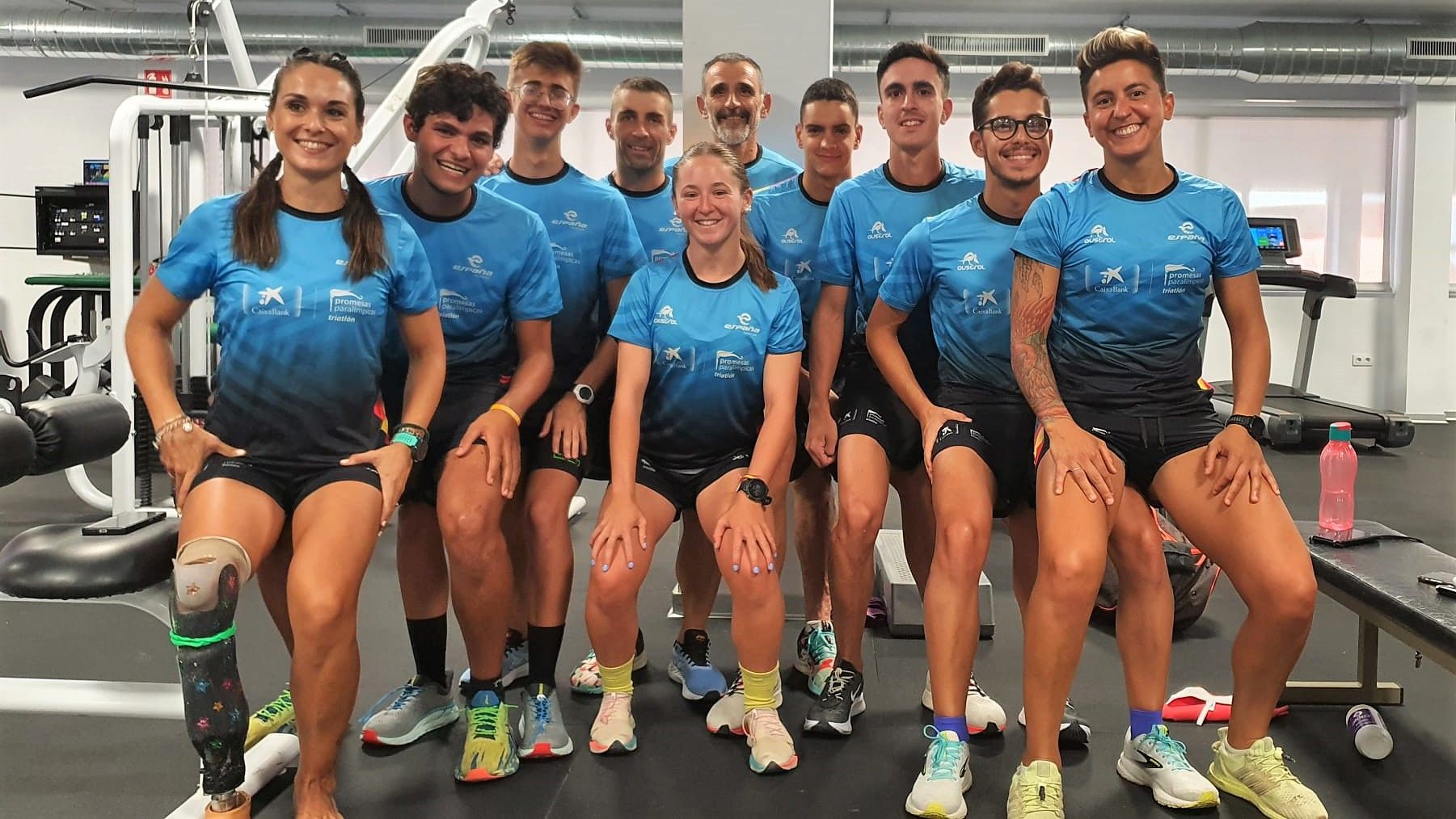 Las Promesas Paralímpicas de Triatlón se concentran en Cáceres para preparar las próximas competiciones