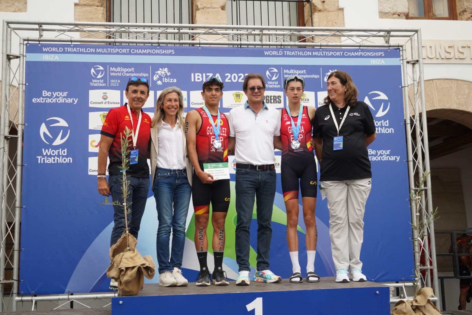 Cara y cruz para la triarmada española en el relevo Mixto de Duatlón del Multideporte de Ibiza
