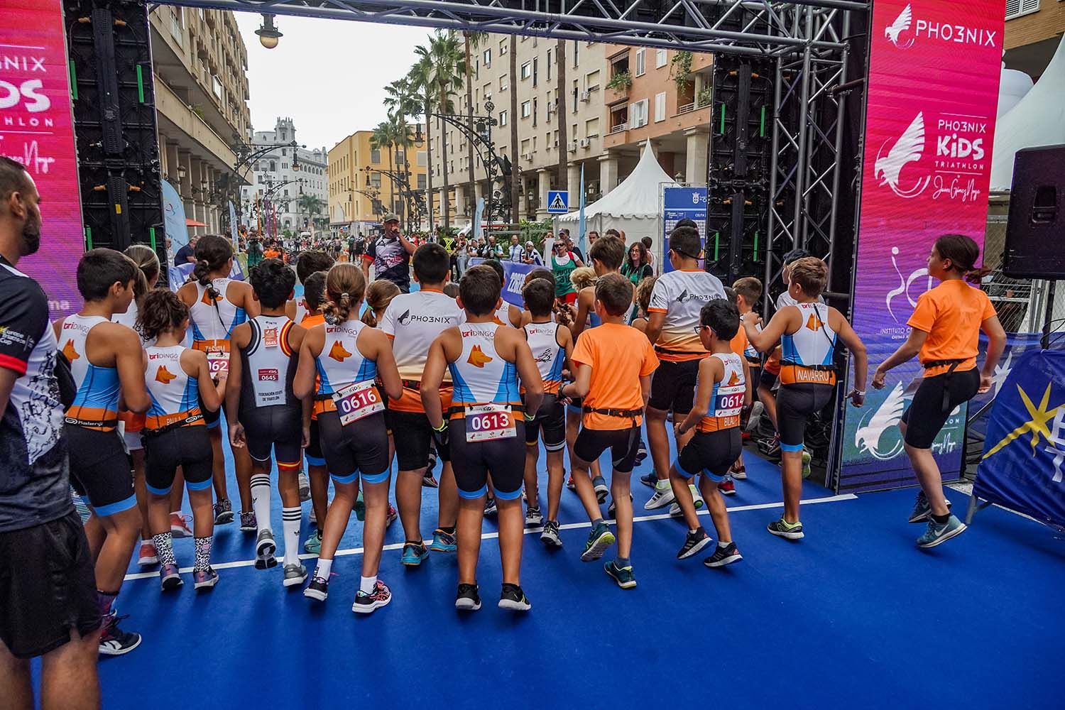 Málaga cierra el circuito Pho3nix Kids Triathlon Series by Javier Gómez Noya en 2023 tras el paso por Ceuta