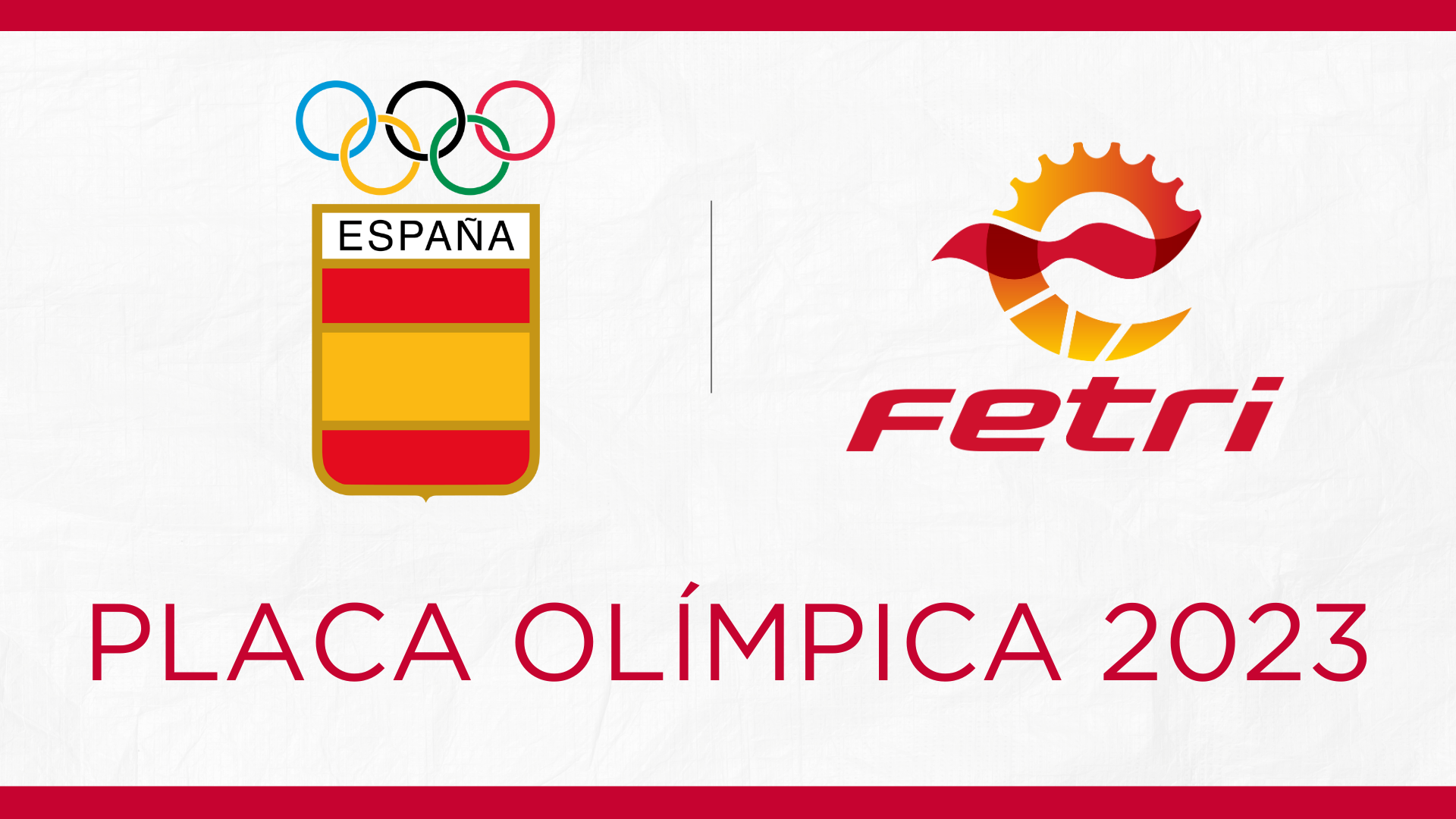El COE concede a la FETRI la Placa Olímpica por la temporada 2023