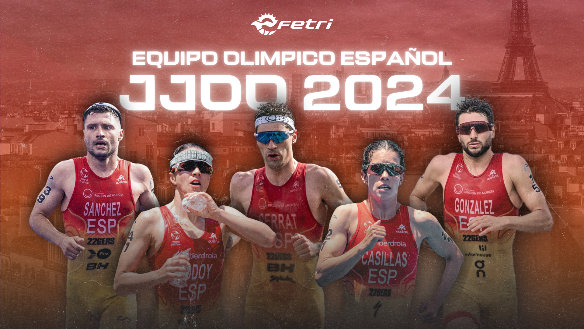 España finaliza un ciclo histórico con cinco triatletas en París