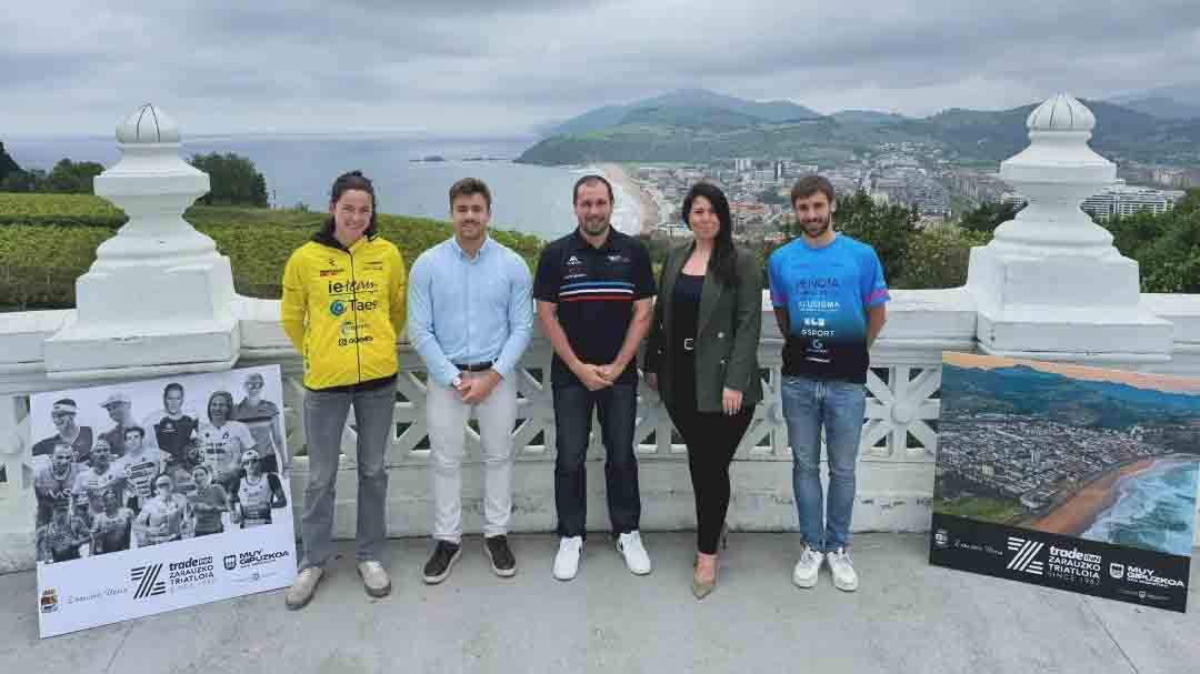 Mañana se celebra el emblemático Triatlón de Zarautz con espectaculares listas de salida