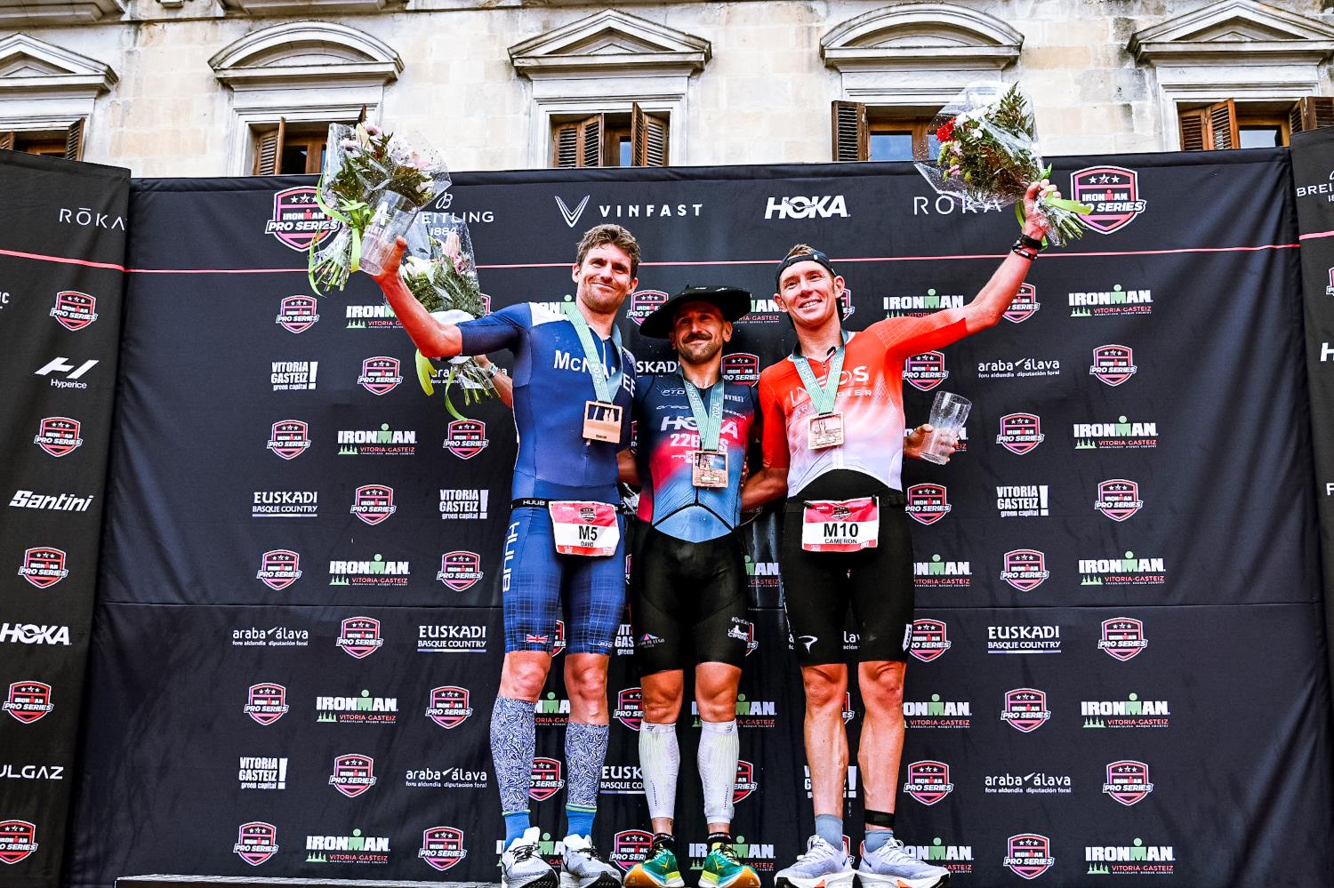 Antonio Benito y la británica Kat Matthews ganan el IRONMAN Vitoria Gasteiz batiendo el récord de la prueba