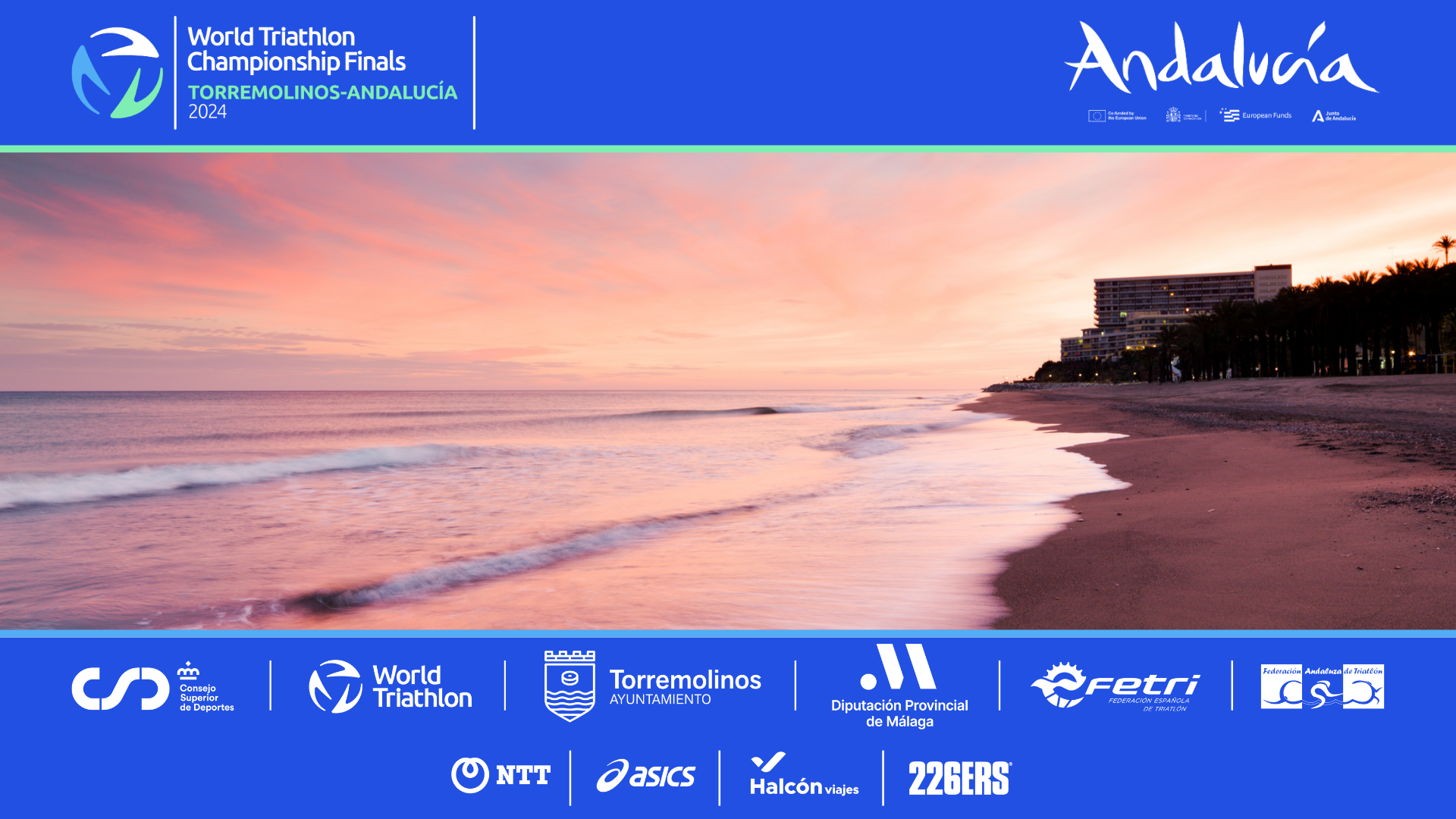 Torremolinos, un escenario fantástico para la Final del Mundial de Triatlón y un lugar ideal para el relax y el ocio