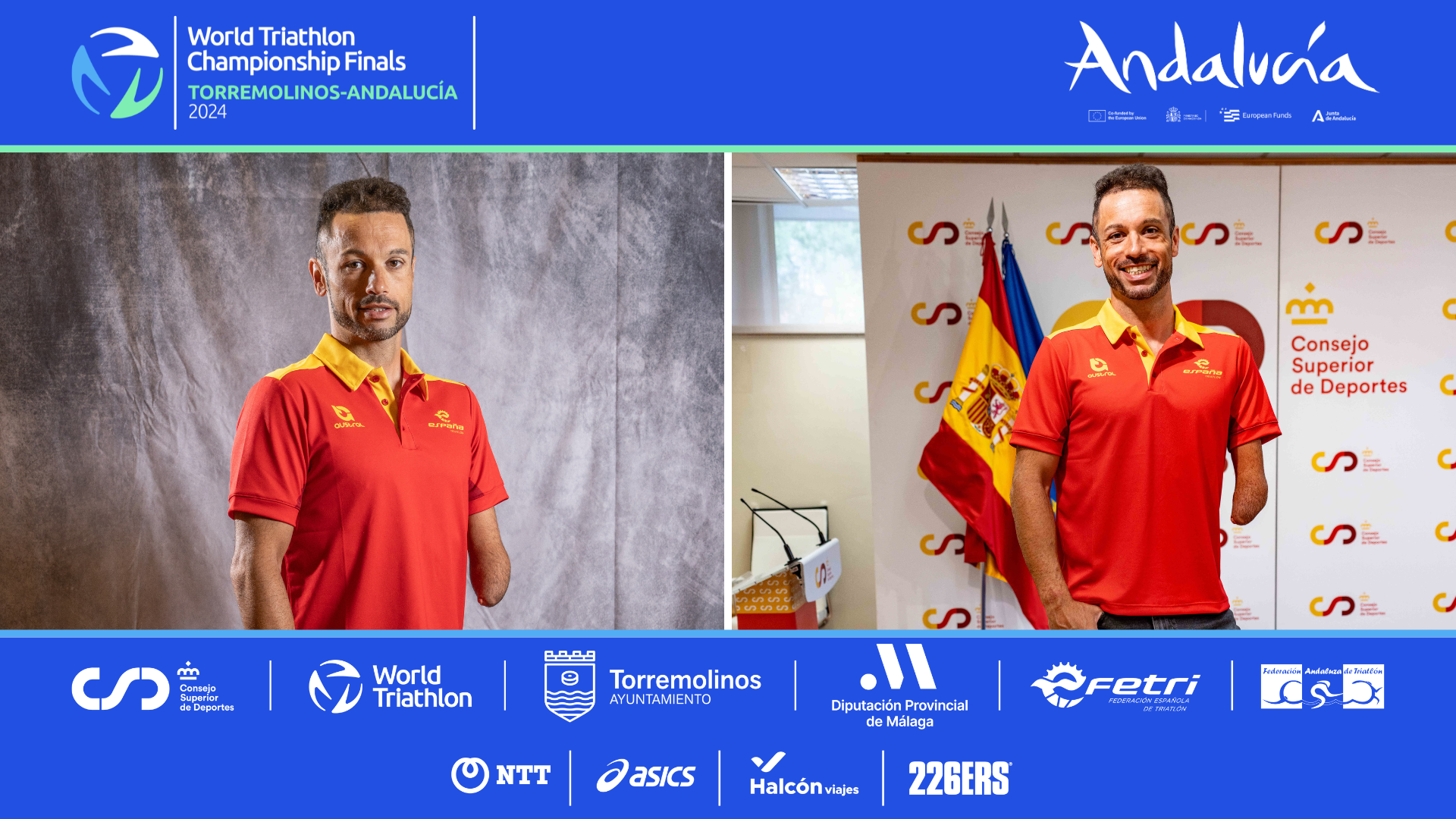 Jairo Ruiz: “Será muy especial terminar mi carrera deportiva primero en los JJPP y después con el Mundial Torremolinos-Andalucía en casa”