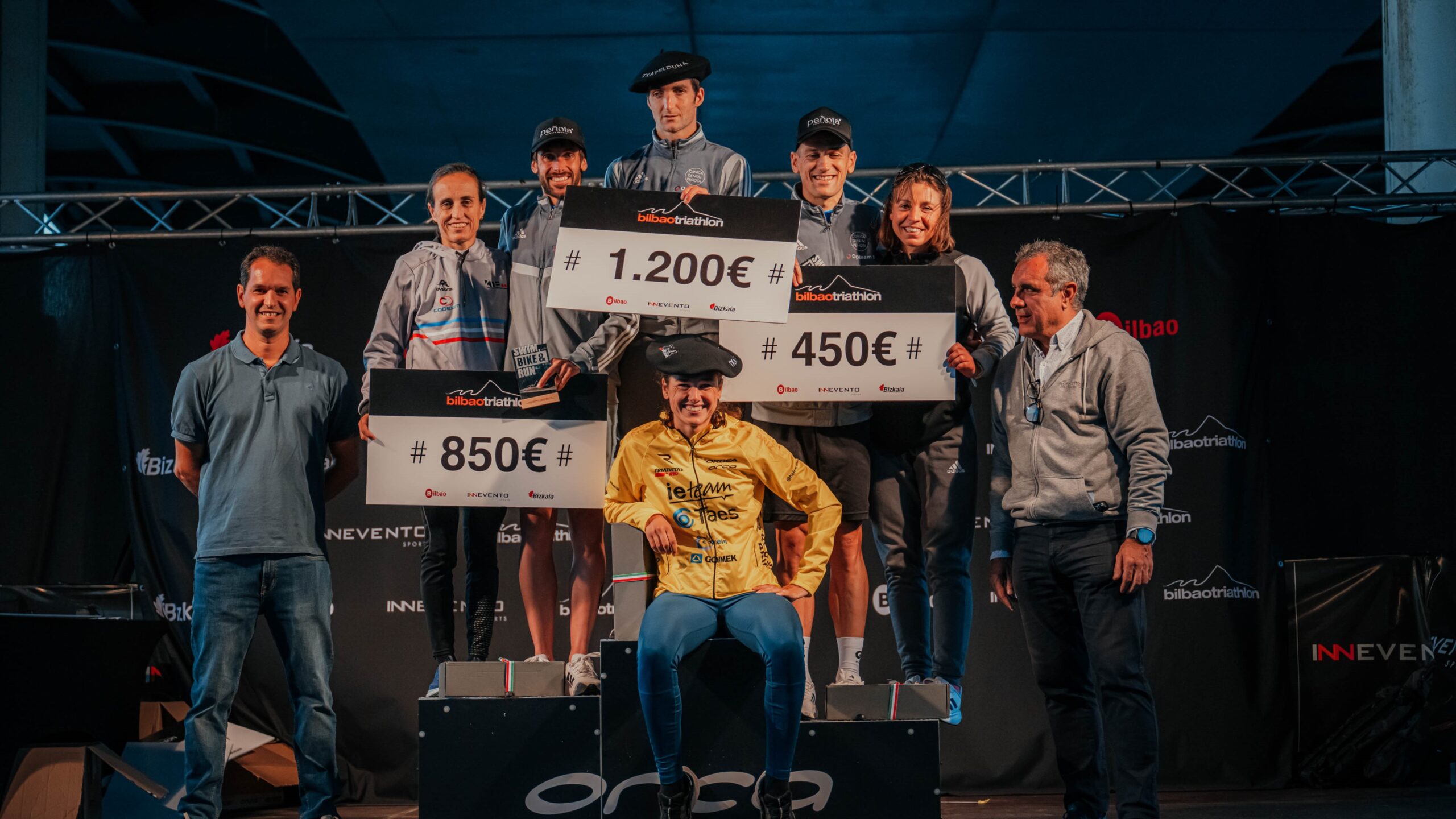 Helene Alberdi y Pello Osoro se llevaron el máximo puntos del ranking FETRIMDyLD en Bilbao Triathlon
