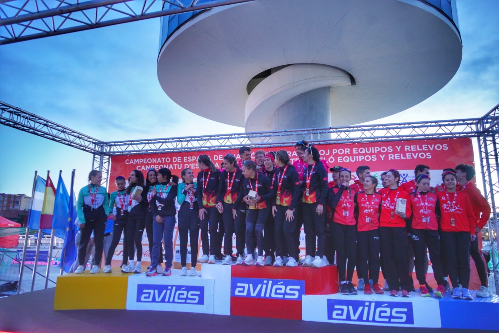 Diablillos de Rivas femenino y Cidade de Lugo Fluvial masculino ganan el Campeonato de España de Duatlón CRE 2025 en Avilés