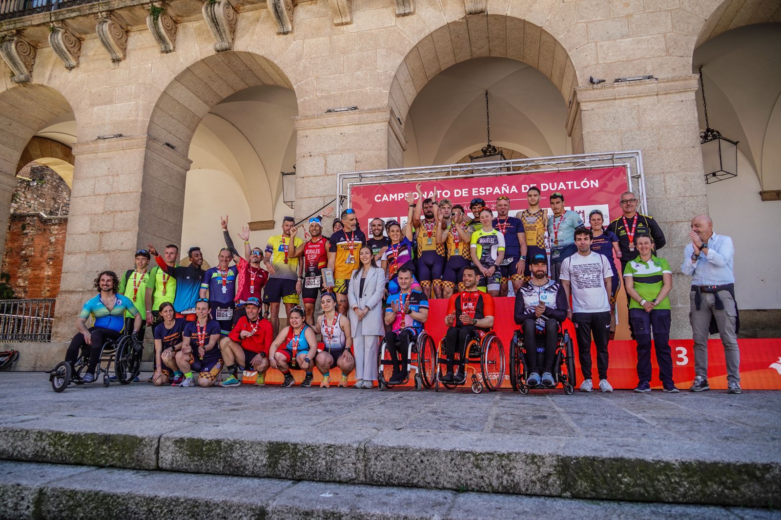 El Campeonato de España de Duatlón Paralímpico 2025 cierra las jornadas de competiciones FETRI en Cáceres