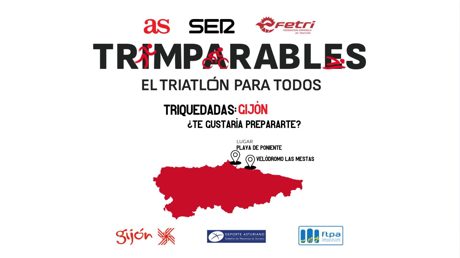 Apúntate a las actividades previas al #Trimparables de Gijón