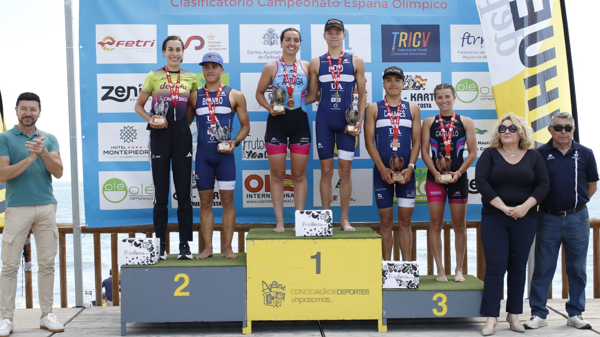 María Alzaga e Izan Edo ganan en Orihuela el clasificatorio para el Campeonato de España de Triatlón