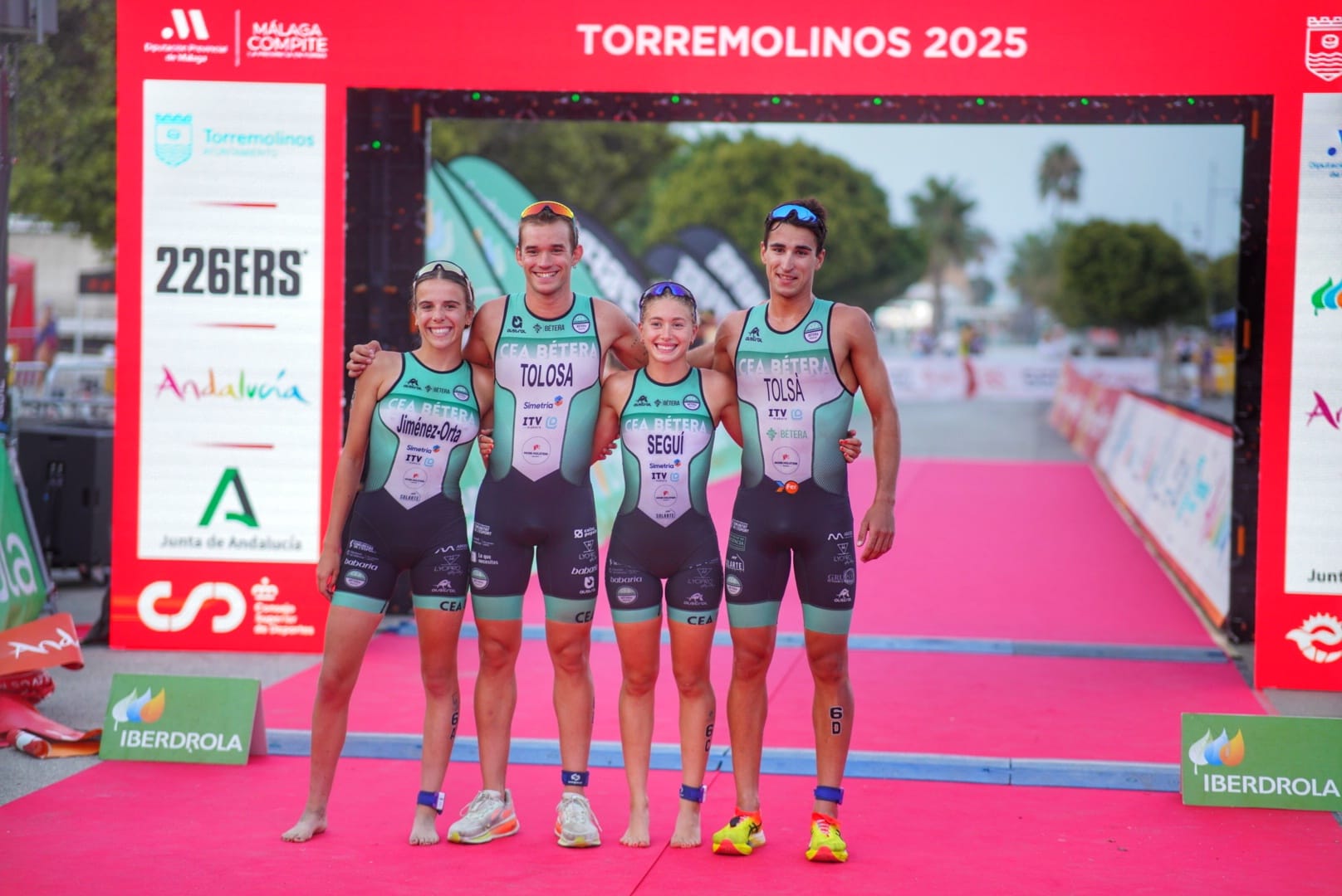 El CEA Bétera gana el Campeonato de España de Triatlón por Relevos Mixtos 2025 en Torremolinos