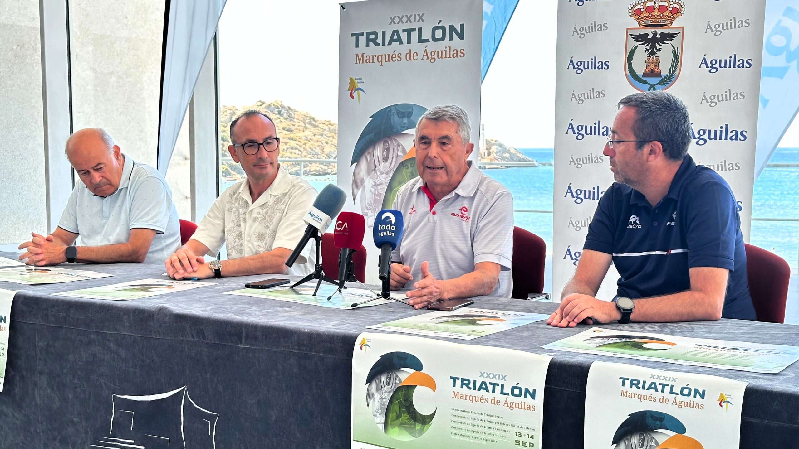 Águilas recibirá dos mil triatletas en los cuatro campeonatos de España del 13 y 14 de septiembre